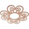 Ekena Millwork Cohen Wood Fretwork Pierced Ceiling Medallion, Cherry, 40"OD x 13 5/8"ID x 3/8"T CMWP40X40X0375COCH - alternate 4